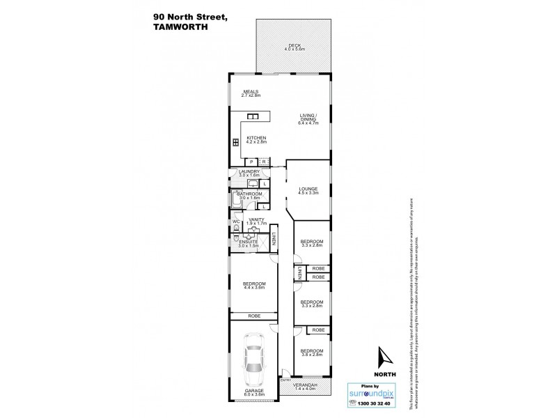 90 North Street, Tamworth NSW 2340 Floorplan