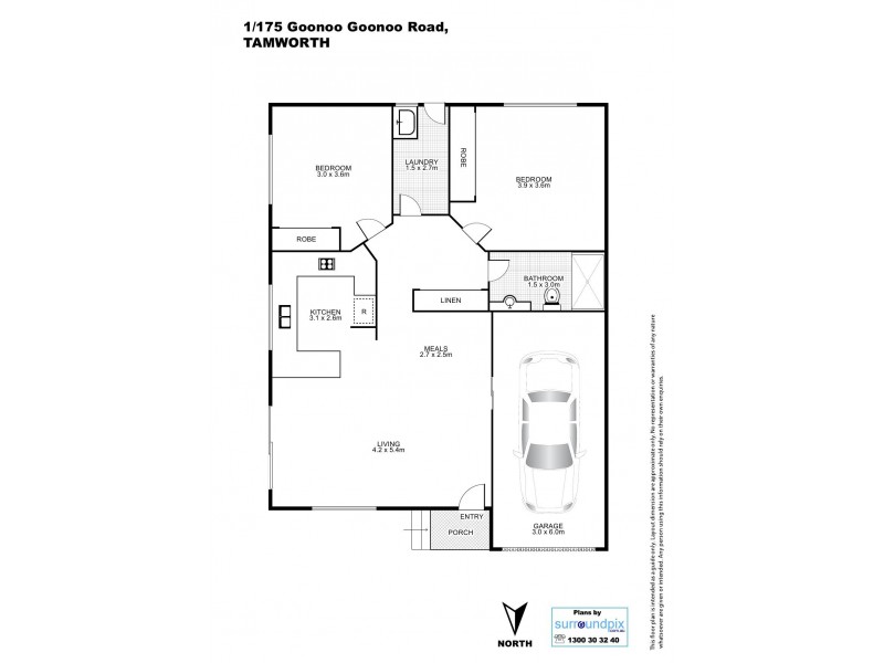 1/175 Goonoo Goonoo Road, Tamworth NSW 2340 Floorplan