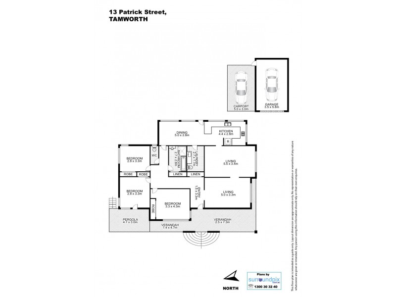 13 Patrick Street, Tamworth NSW 2340 Floorplan
