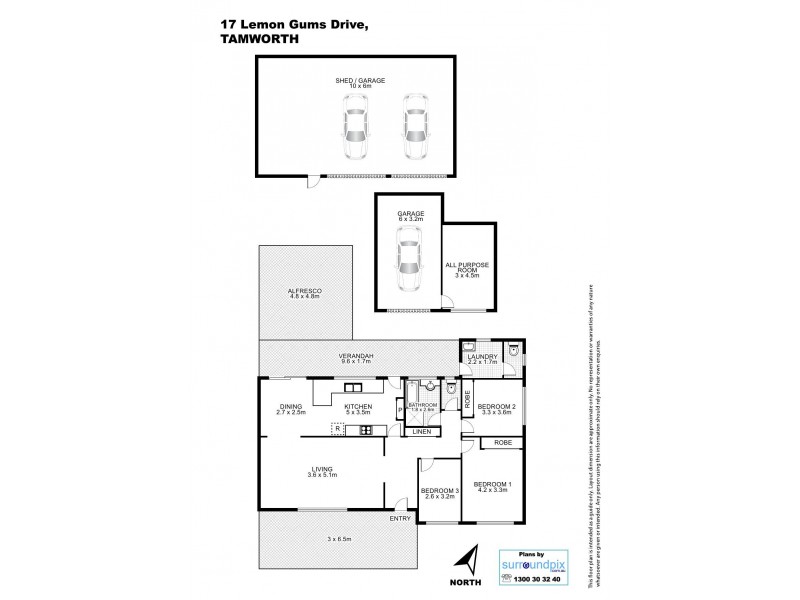 17 Lemon Gums Drive, Tamworth NSW 2340 Floorplan