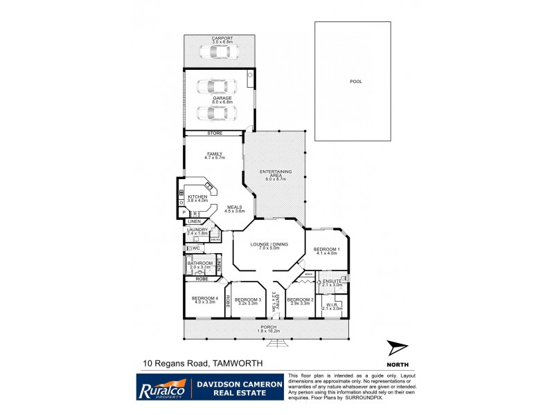 10 Regans Road, Tamworth NSW 2340 Floorplan