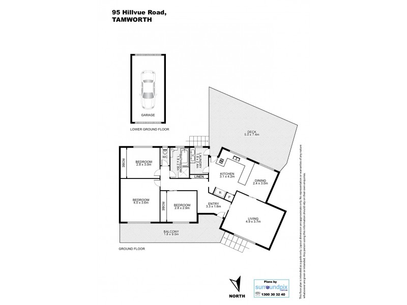 95 Hillvue Road, Tamworth NSW 2340 Floorplan