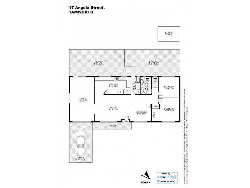 17 Angela Street, Tamworth NSW 2340 Floorplan