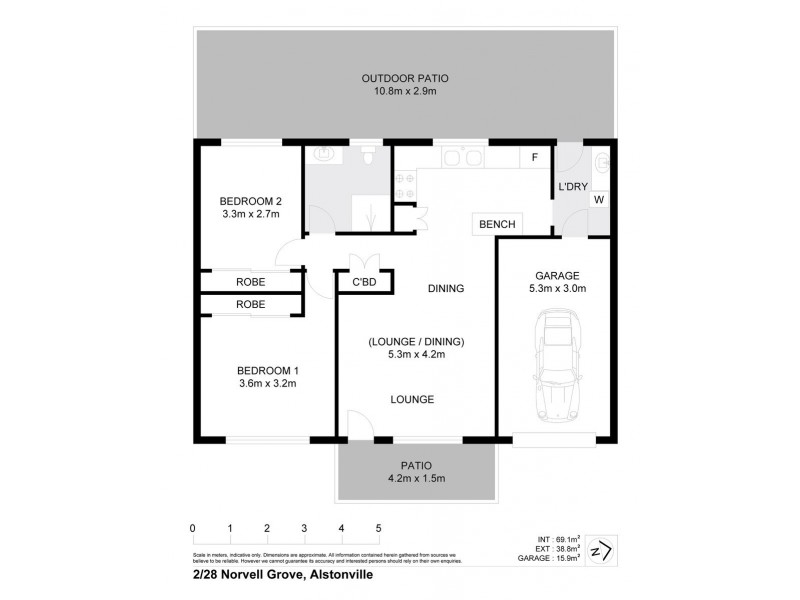 2/28 Norvell Grove, Alstonville NSW 2477 Floorplan