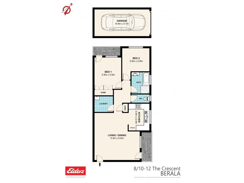 8 /10 The Crescent, Berala NSW 2141 Floorplan