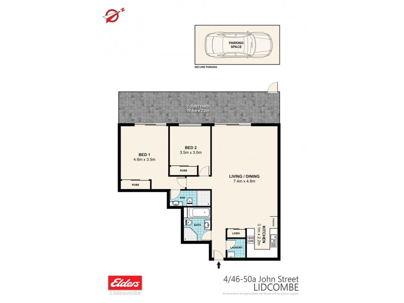 4 / 46-50A JOHN STREET, Lidcombe NSW 2141 Floorplan