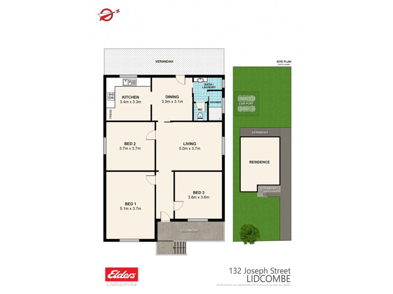 132 Joseph Street, Lidcombe NSW 2141 Floorplan