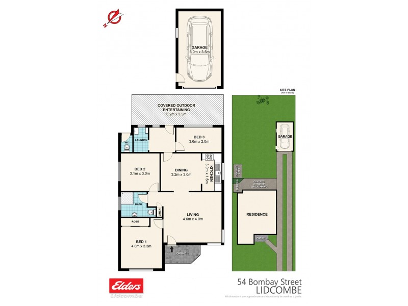 54 BOMBAY STREET, Lidcombe NSW 2141 Floorplan