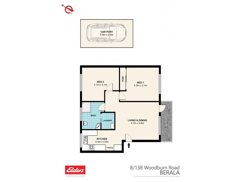 8 /138 WOODBURN ROAD, Berala NSW 2141 Floorplan