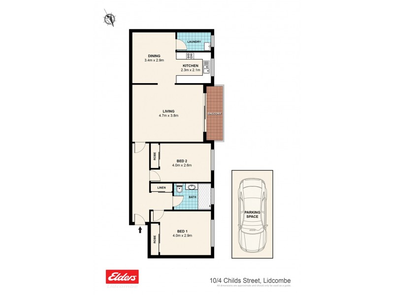 10/4 CHILDS STREET, Lidcombe NSW 2141 Floorplan