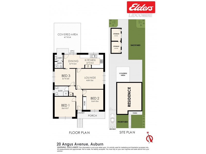20 ANGUS AVENUE, Auburn NSW 2144 Floorplan