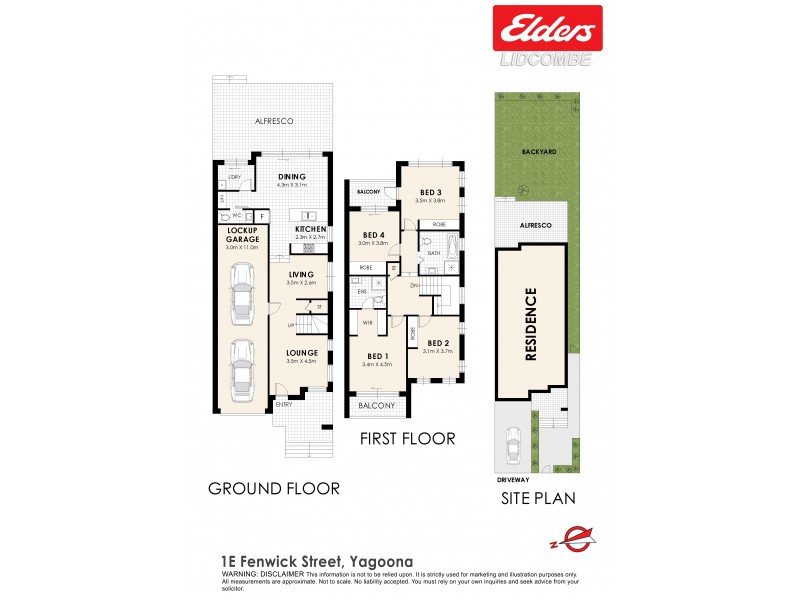 1E FENWICK STREET, Yagoona NSW 2199 Floorplan