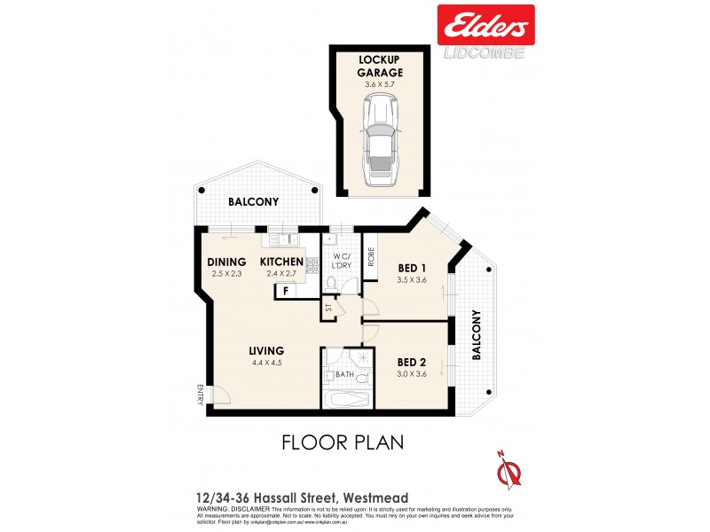 12/34-38 HASSALL STREET, Westmead NSW 2145 Floorplan