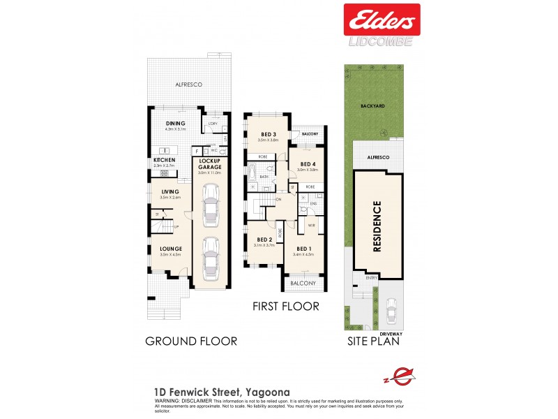 1D FENWICK STREET, Yagoona NSW 2199 Floorplan