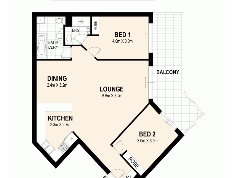 104/81 CHURCH STREET, Lidcombe NSW 2141 Floorplan