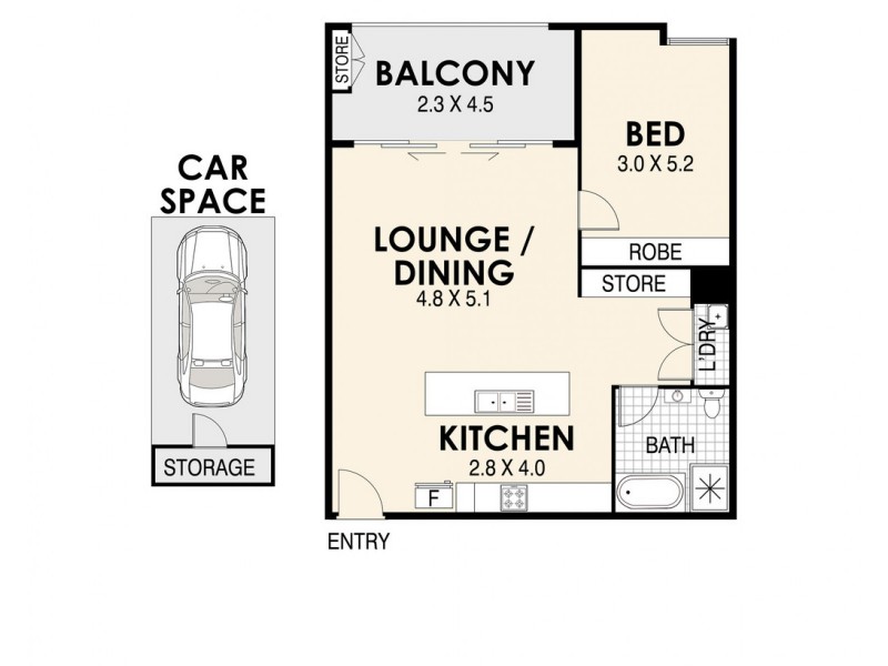 909/43 CHURCH STREET, Lidcombe NSW 2141 Floorplan