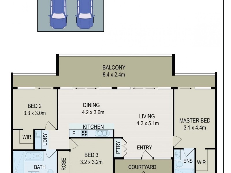706/25-29 COWPER STREET, Parramatta NSW 2150 Floorplan