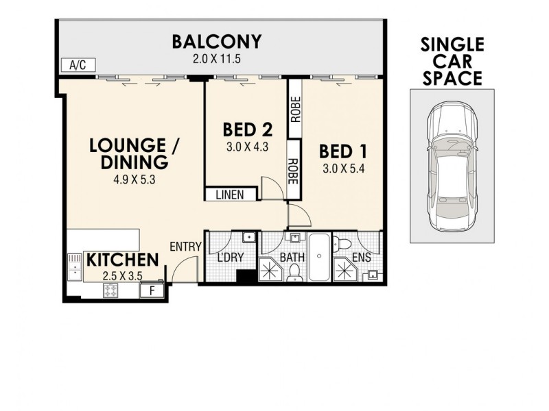 10/46-50 JOHN STREET, Lidcombe NSW 2141 Floorplan