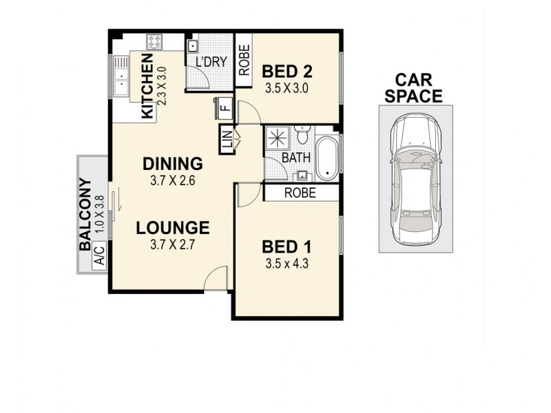 14/27-29 LIVINGSTONE ROAD, Lidcombe NSW 2141 Floorplan