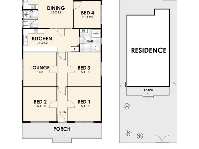 14 NEW STREET WEST, Lidcombe NSW 2141 Floorplan