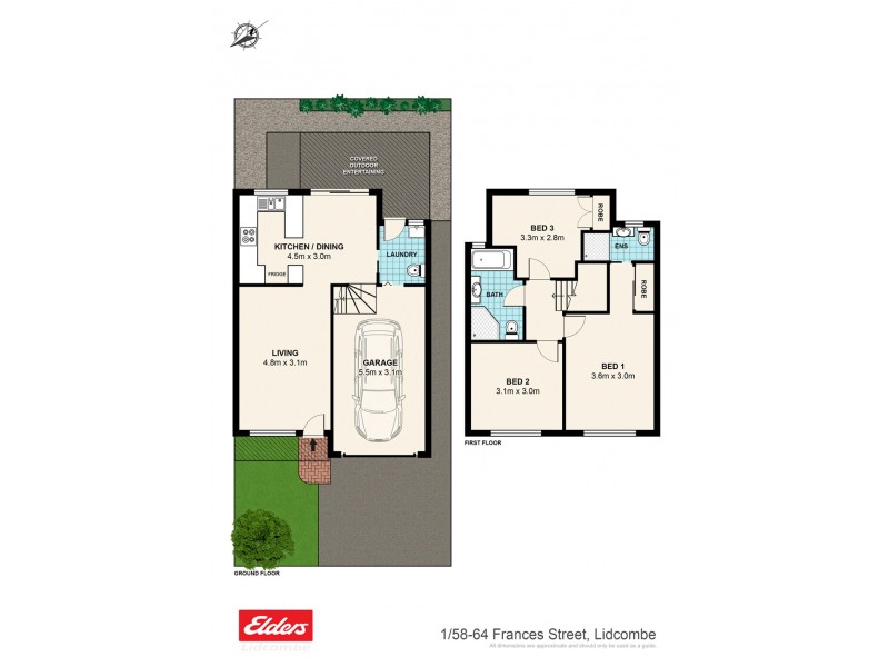 1/58-62 Frances Street, Lidcombe NSW 2141 Floorplan