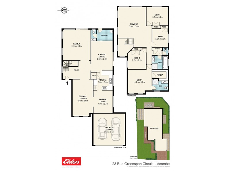 28 Bud Greenspan Circuit, Lidcombe NSW 2141 Floorplan