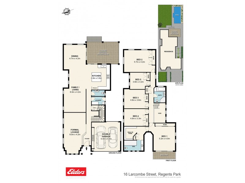 16 Larcombe Street, Regents Park NSW 2143 Floorplan