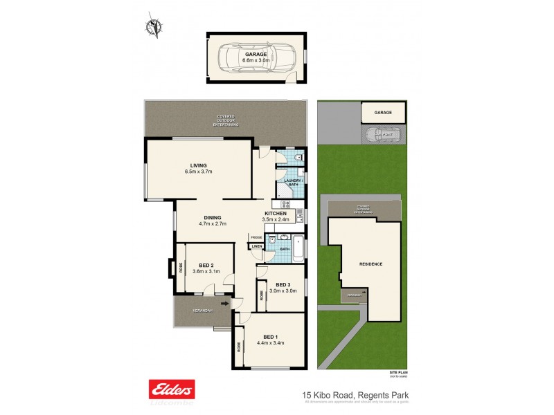 15 Kibo Road, Regents Park NSW 2143 Floorplan
