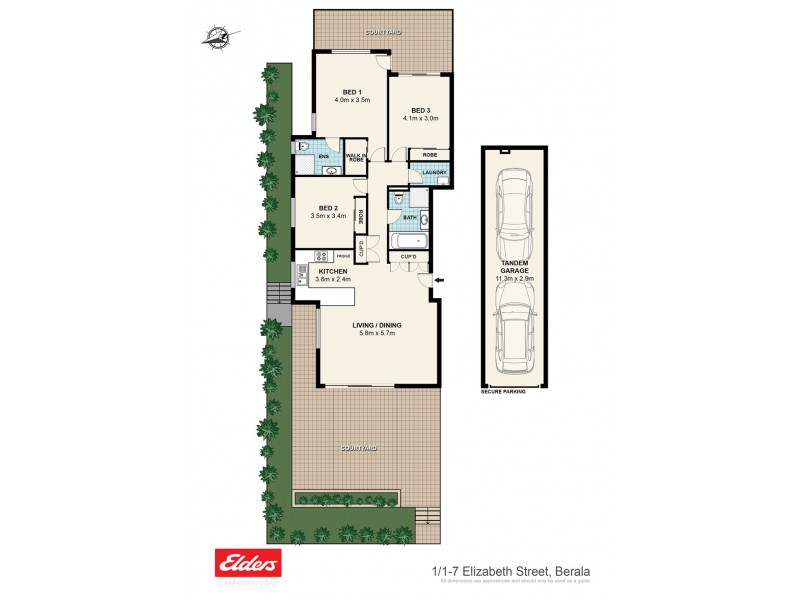 1/1-7 Elizabeth Street, Berala NSW 2141 Floorplan