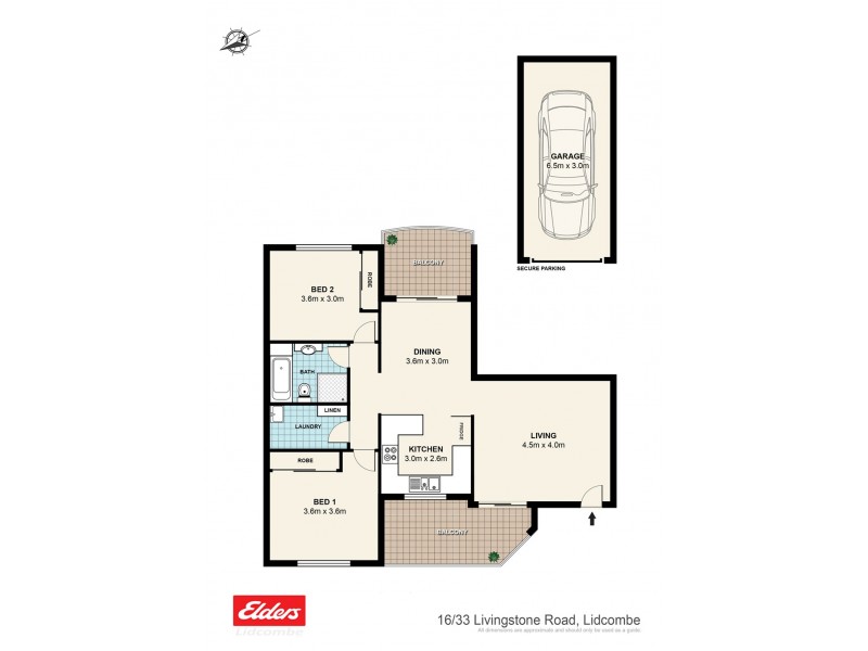 16/33-37 Livingstone Road, Lidcombe NSW 2141 Floorplan
