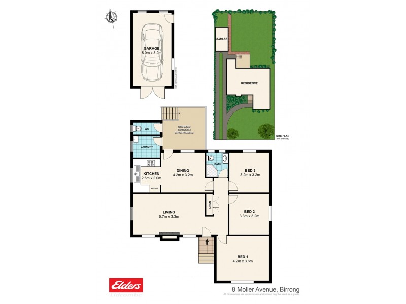 8 Moller Avenue, Birrong NSW 2143 Floorplan