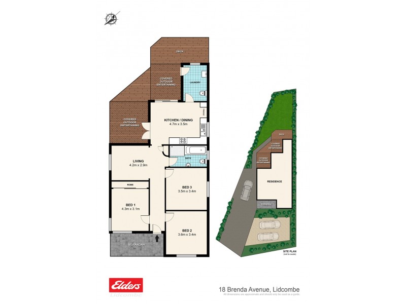 18 Brenda Avenue, Lidcombe NSW 2141 Floorplan