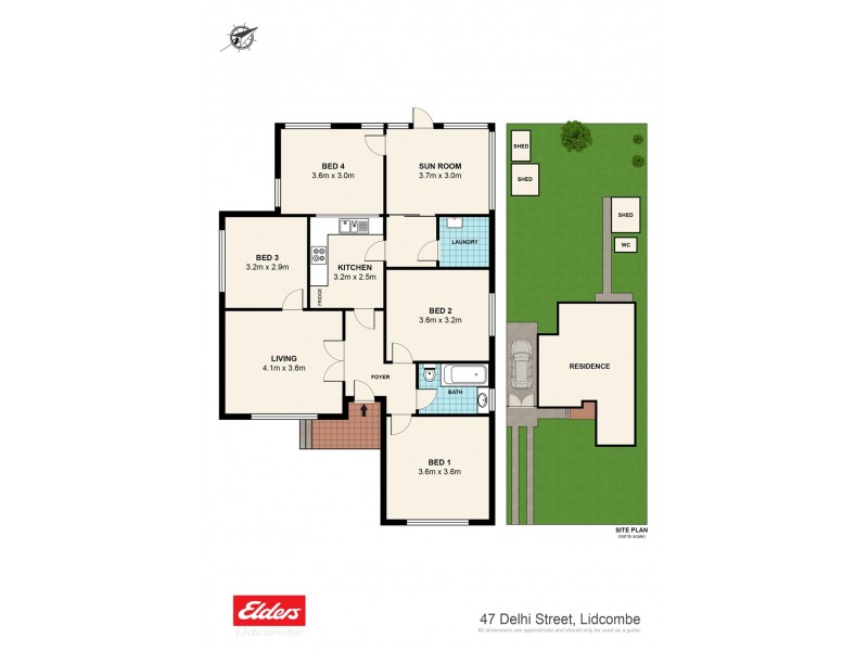 47 DELHI STREET, Lidcombe NSW 2141 Floorplan