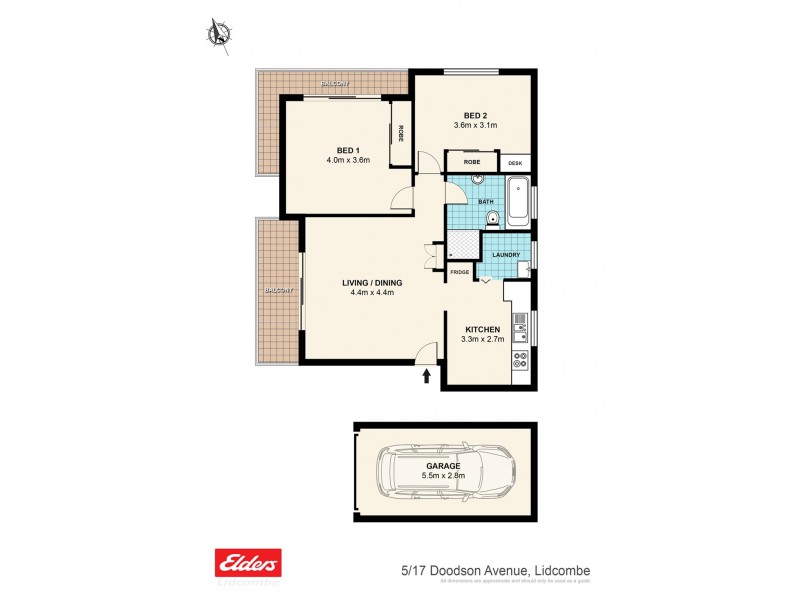 5 /17 DOODSON AVENUE, Lidcombe NSW 2141 Floorplan