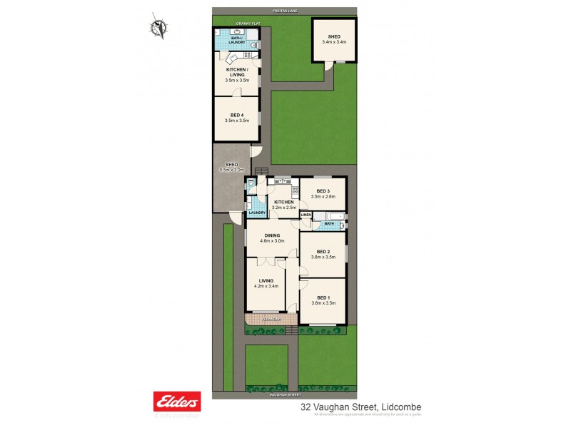 32 VAUGHAN STREET, Lidcombe NSW 2141 Floorplan