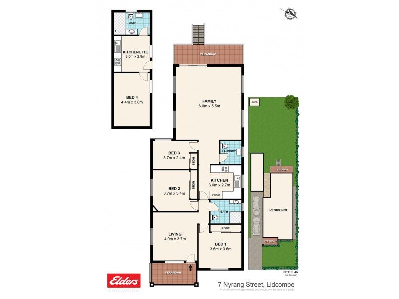 7 NYRANG STREET, Lidcombe NSW 2141 Floorplan