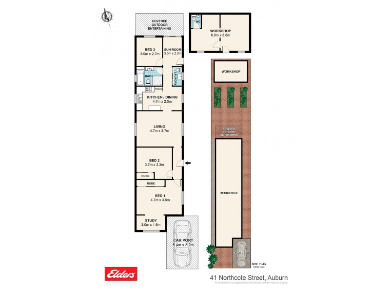 41 NORTHCOTE STREET, Auburn NSW 2144 Floorplan