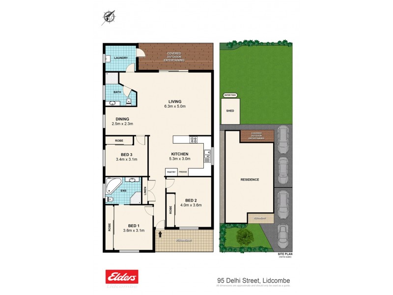 95 DELHI STREET, Lidcombe NSW 2141 Floorplan