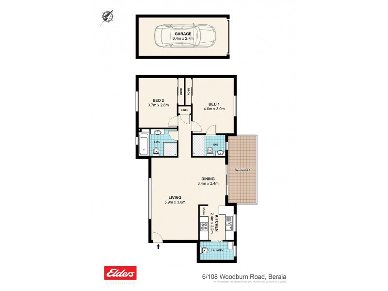 6 /108 WOODBURN ROAD, Berala NSW 2141 Floorplan