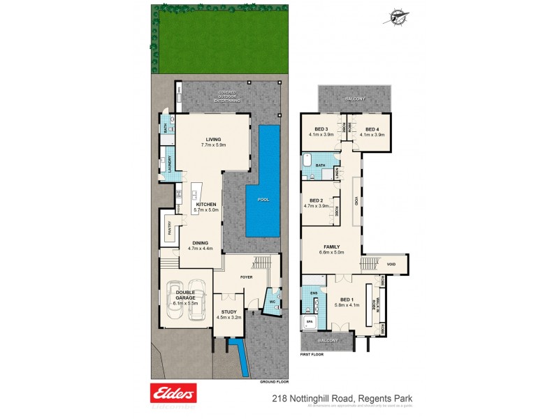 218 Nottinghill Road, Regents Park NSW 2143 Floorplan