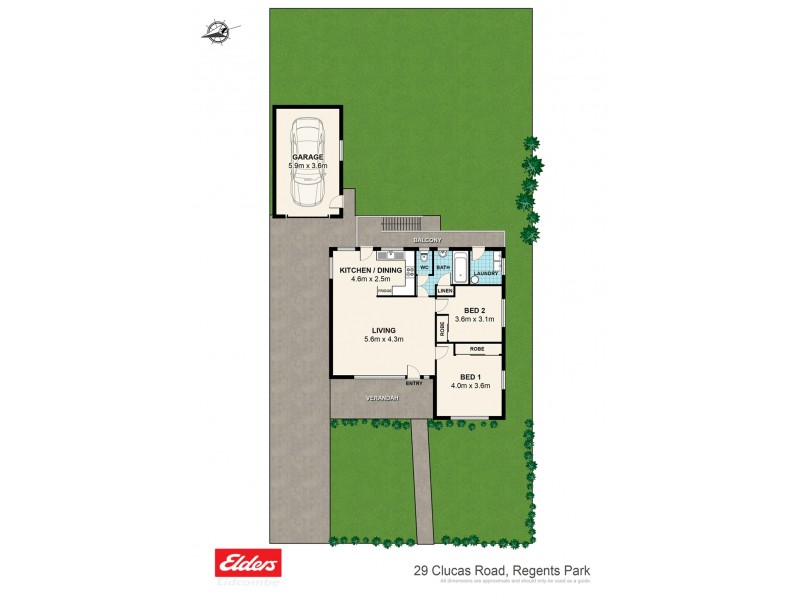 29 CLUCAS ROAD, Regents Park NSW 2143 Floorplan