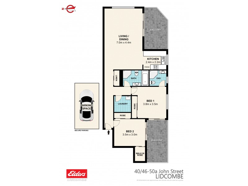 40/46-50 JOHN STREET, Lidcombe NSW 2141 Floorplan