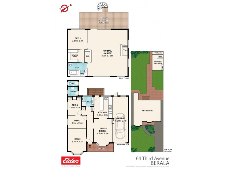 64 THIRD AVENUE, Berala NSW 2141 Floorplan