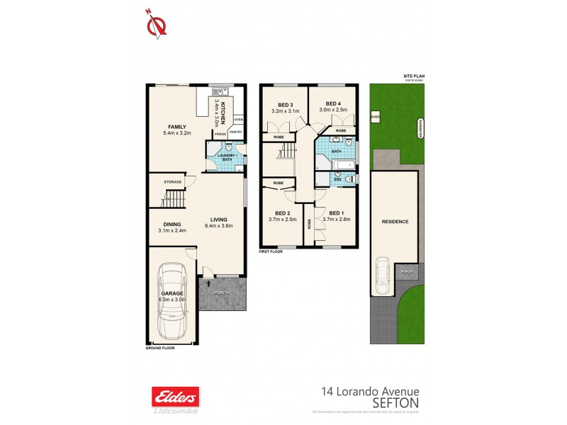 14 LORANDO AVENUE, Sefton NSW 2162 Floorplan