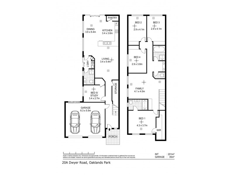 20A Dwyer Road, Oaklands Park SA 5046 Floorplan