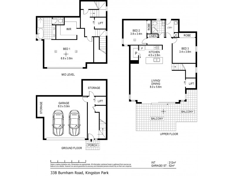 33B Burnham Road, Kingston Park SA 5049 Floorplan