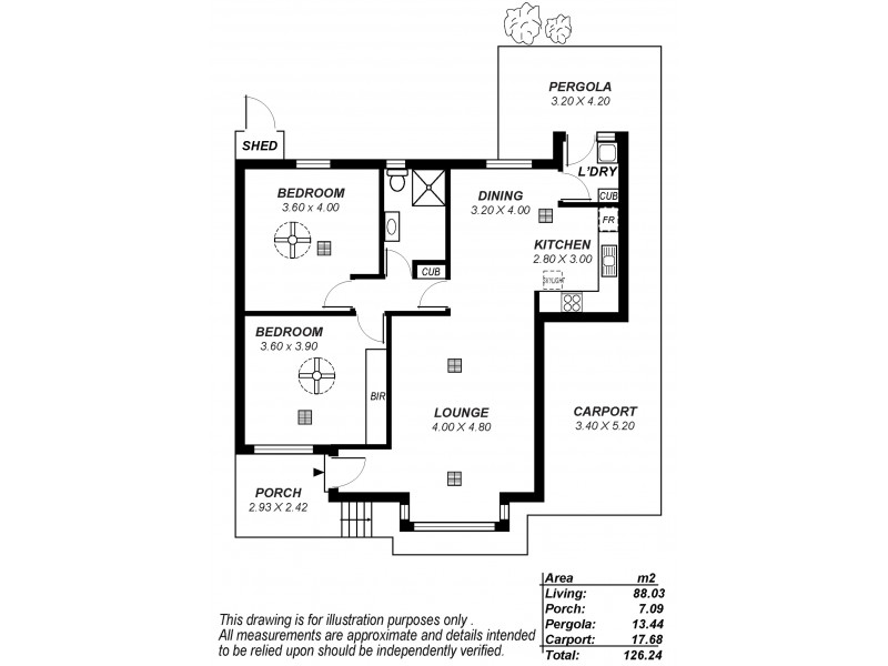 2/36 Montrose Avenue, Netherby SA 5062 Floorplan