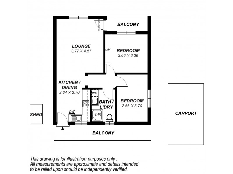 4/105 Third Avenue, Joslin SA 5070 Floorplan