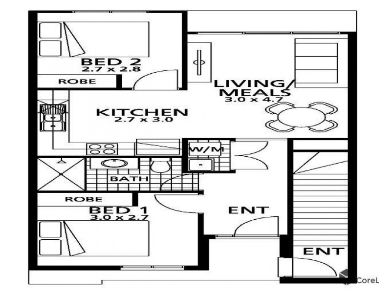 3/365A Marion Road, Plympton SA 5038 Floorplan