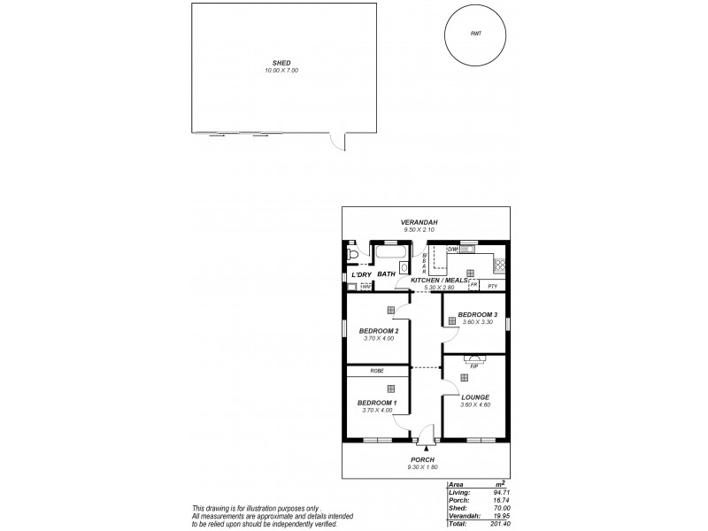 14 Burt Avenue, Hilton SA 5033 Floorplan